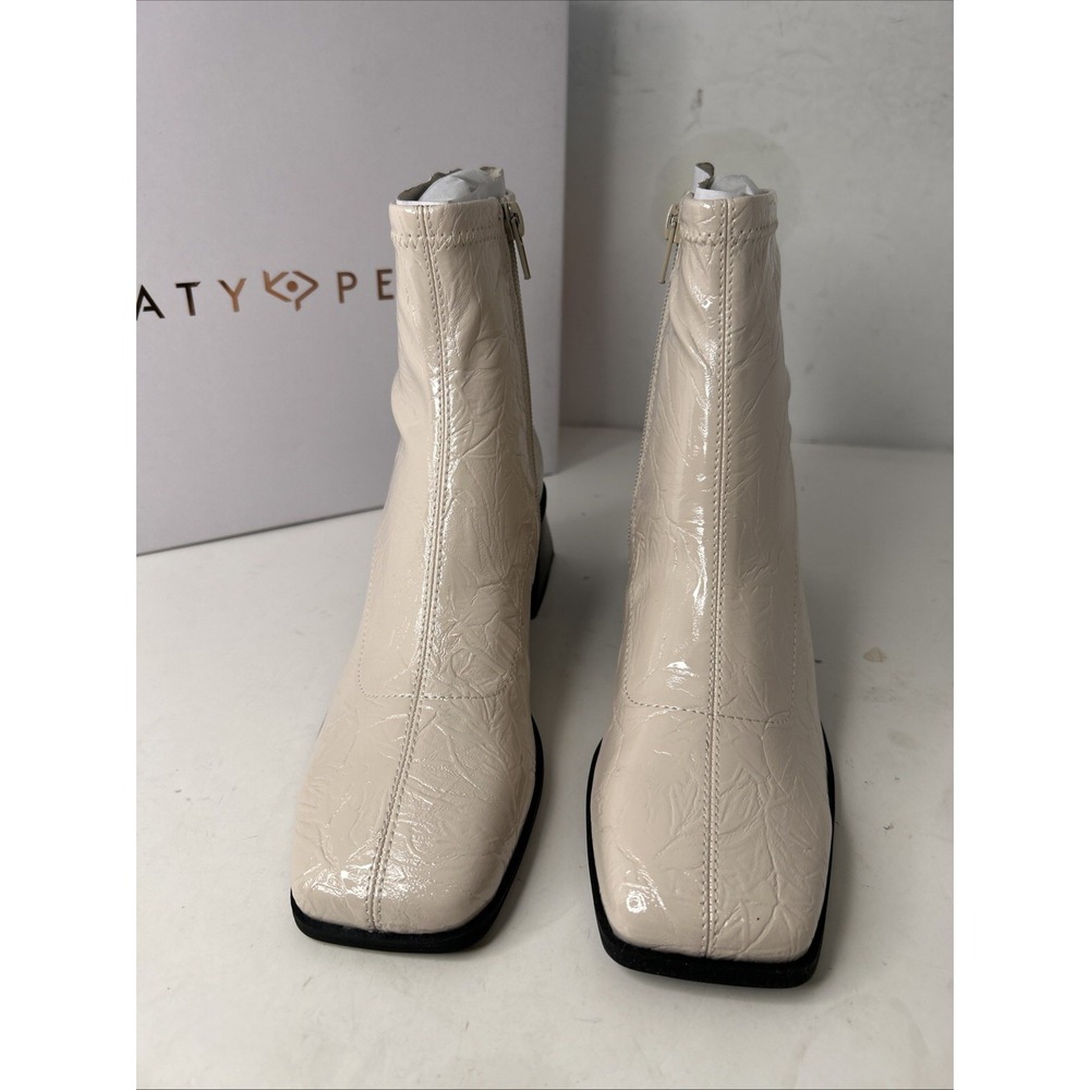 Katy Perry Lolette Stretch Ankle Boot Chalk Sz 5 - Picture 3 of 11
